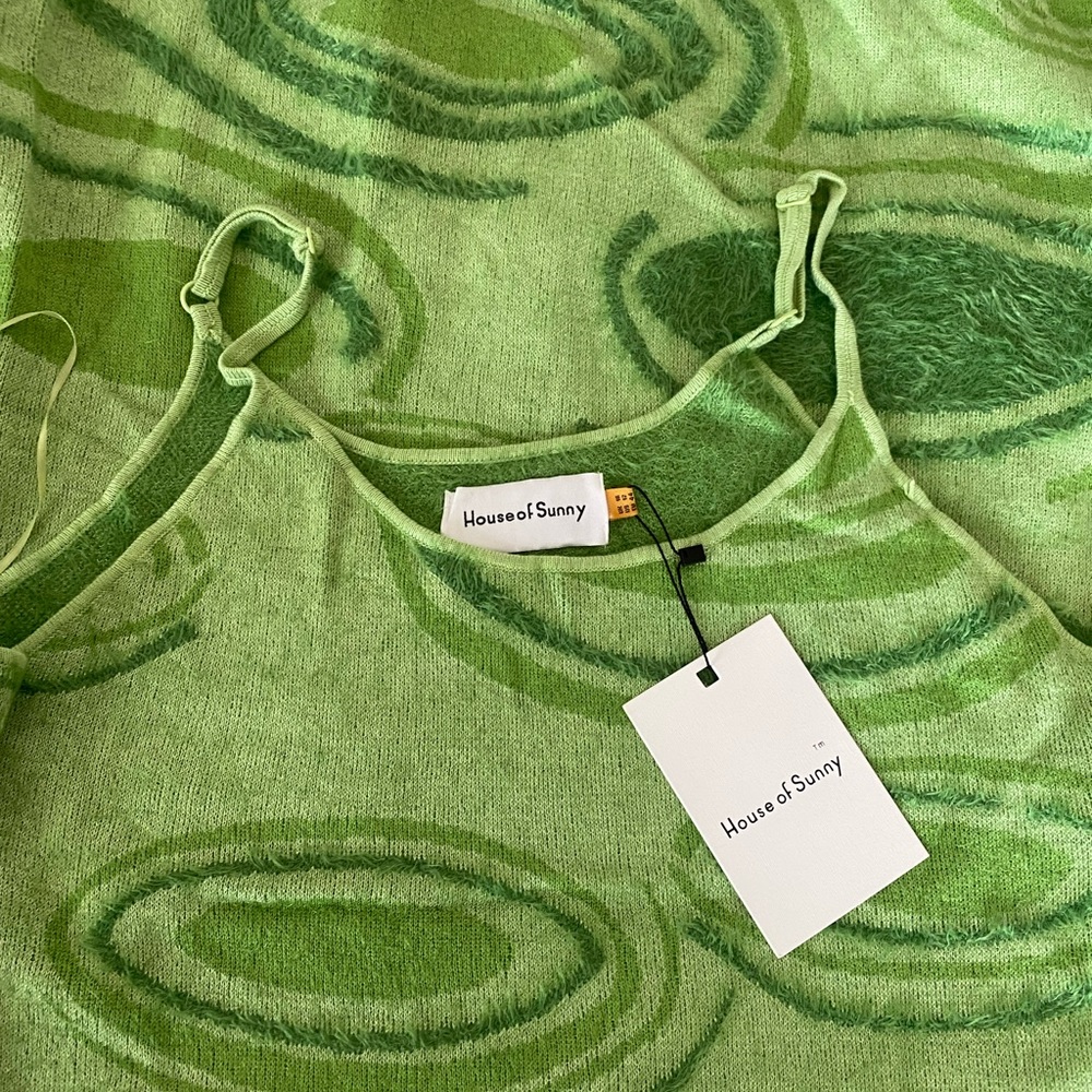 NWT never worn House of Sunny Green Hockney Dress